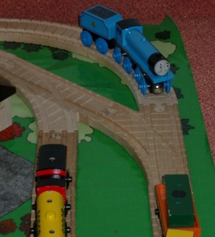 Gordon sieht die G&uuml;terwagen