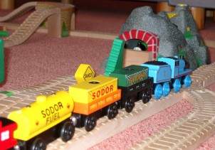 Edward f&auml;hrt an Henry's Tunnel vorbei und pfeift