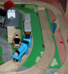 Der Schaffner kommt angerannt